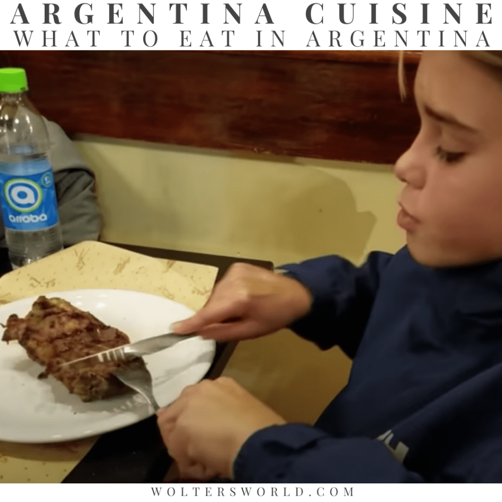 what to eat in argentina, eating steak